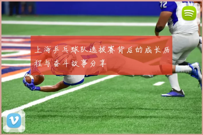 上海乒乓球队选拔赛背后的成长历程与奋斗故事分享